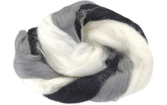 Heyda, Filzwolle 3-Strang-Mix 50 g, Grau/Sc