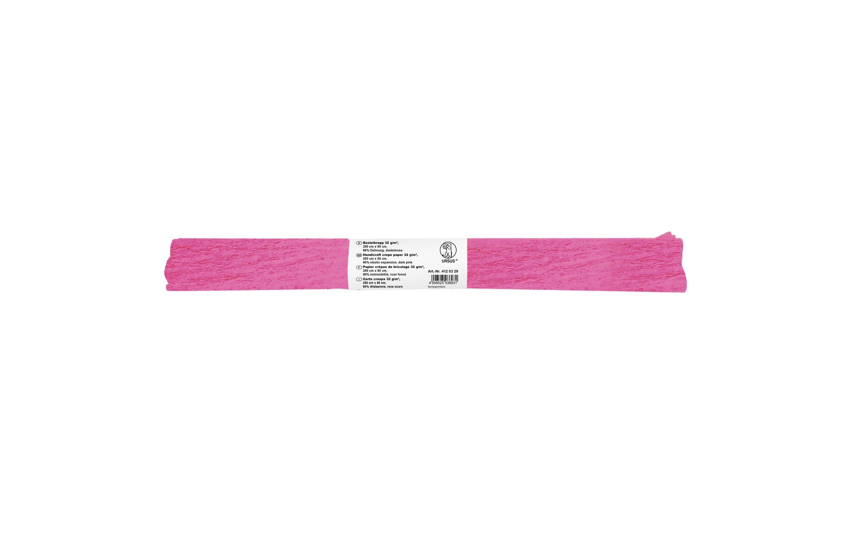URSUS, Krepppapier 50 cm x 2.5 m, 32 g/m²,