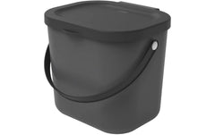 Rotho | Recyclingbehälter 6L Albula | anthrazit, 235x200x208 mm