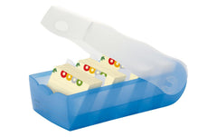 HAN, Karteibox Croco A8, Blau