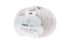 RICO Baby Dream Uni DK, grau