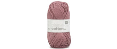 Rico Design | Wolle Creative Cotton Aran | 50 g, Smokey Berry