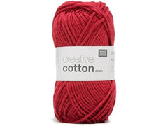 Rico Design | Wolle Creative Cotton Aran | 50 g, Kirsche
