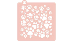 Backshop Schablone Hundepfote