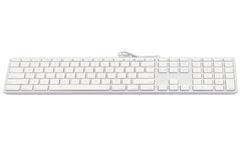 LMP, Tastatur KB-1243 Weiss, US-Layout mit