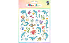 URSUS, Motivsticker Glitter Fun Meerestiere