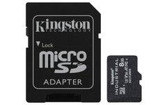 Kingston | micro SDHC Industrial Trade 8GB | UHS-I Class 10 + SD Adapter