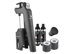 Coravin | Weinausgiesser Timeless Three + Set | Kunststoff, mit 2 Patronen, Schraubverschlu