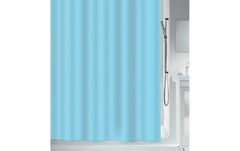 MSV Duschvorhang Romana, Hellblau,Polyester