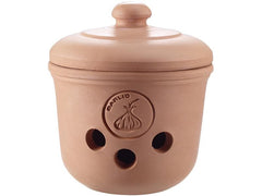 Moha | Unio Knoblauchbehälter Terracotta | Durchmesser 11.5cm