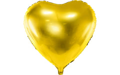 Partydeco, Folienballon Herz Gold