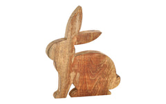 G. Wurm Hase aus Mangoholz, Braun
