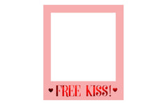 Partydeco Selfie Bilderrahmen Free Kiss
