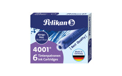 Pelikan, Tintenpatrone 4001 Königsblau, 6 S