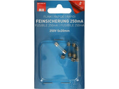 Max Hauri | Feinsicherung 250mA 250V 5x20mm | flink, 5 Stk.