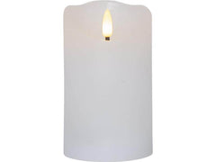 Star Trading | LED-Kerze Flamme Rustic, Ø 7. | 0.06W, IP20, Weiss