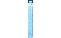 Pelikan Lineal mit Tuschkante blau