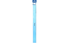 Pelikan | Lineal mit Tuschkante blau | Plexiglas, 50cm