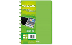 Adoc | Sichtbuch Bind-Ex Transparent | A4, grün