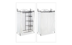 relaxdays Garbderobe Country, Metall
