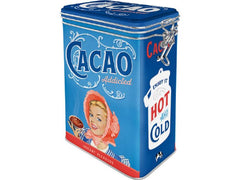 Nostalgic Art | Vorratsdose Cacao | Verschluss, Metall, 11x18x8 cm
