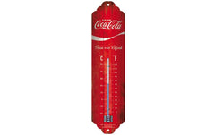 Nostalgic Art | Thermometer Coca-Cola | Metall, 28x6.5 cm, Celisus & Fahrenheit