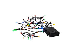 Star Trading | Lichterkette AKKU 280cm | inkl. LED Multi, exkl. Batterie 3xAA, IP44