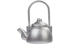 Hobbyfun Mini-Küche Teekanne silber