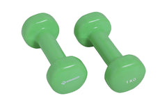 Schildkröt Fitness | Vinyl Hanteln 1.0kg Set | Grün