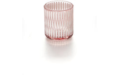 balthasar Windlicht Crystal, Rosa