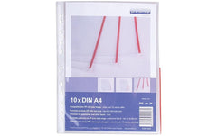 ProOffice, Zeigetasche A4, Rot/Transparent,