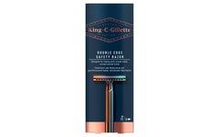 King C. Gillette | Rasierhobel mit 5 Klingen | 5 Stück