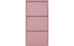 Kare Schuhschrank Caruso 3er, Rosa