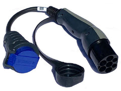 Elektroscout | Typ 2 auf T23 Adapter | mit Entriegelung