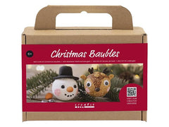Creativ Company | Mini Bastelset | Weihnachtskugeln, Rentier
