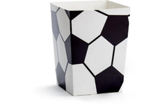 Partydeco Popcornboxen Fussball