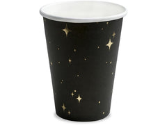Partydeco | Becher | schwarz, 260 ml, 6 Stück
