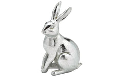 G. Wurm Dekofigur Hase 12cm Silber