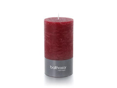 balthasar | Zylinderkerze Rustico, Antikrot | 7x13 cm (DxH), Brenndauer 60h