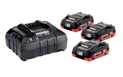 Metabo | Basis-Set3 xLiHD4.0Ah + ASC30-36 | 3 x LIHD 4.0 AH