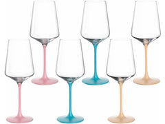 LEONARDO | Kelchglas BRERA 400ml farb.sort | 6 Stk., je Farbe 2 Stk., Vol.400ml