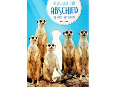 ABC | Abschiedskarte Erdmännchen | A4