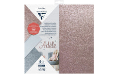 Clairefontaine Papier Block Glitter klebend