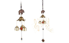 relaxdays Windspiel Feng Shui Elefanten
