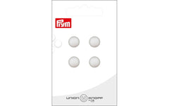 Bu Prym Knopf Poly-Knopf Öse, weiss