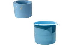 Jesmonite Giessform Silikon Becher rund