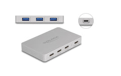 Delock 7 Port USB Hub 4x USB-C Buchse