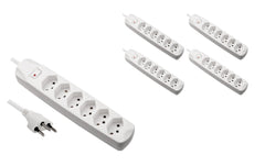 F.power Steckdosenleiste 6xT13 KIT5