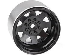 RC4WD | 8 Lug Deep Dish Wagon 1.9 | Stamped Steel Beadlock Wheels (Black)