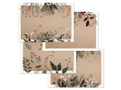 Trendform | Papiertischset WINTER FLOR. | Papier, 42x29.7, Abreissblock à 4x12 Stk.